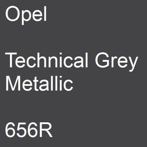 Opel, Technical Grey Metallic, 656R.